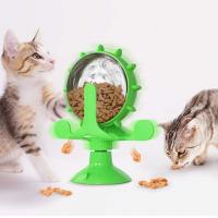 China Interactive Training Cat Windmill Toy With Suction Cup For Cat on sale