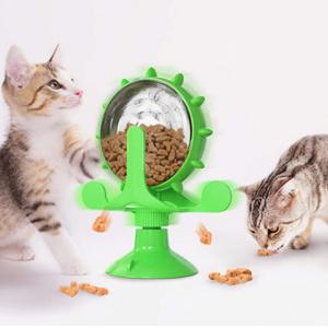 Interactive Training Cat Windmill Toy With Suction Cup For Cat