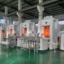 Machine de fabrication de récipients en feuille d'aluminium avec 3 lignes d'empilage T63 3