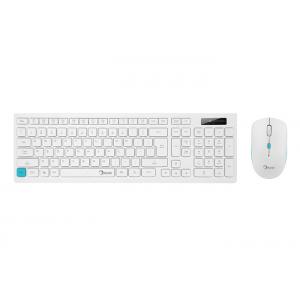 White Keyboard And Mouse Wireless , Keyboard And Mouse Kit OEM Available