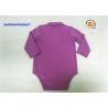 China Customized Newborn Baby Bodysuits Polo Collar Plastic Buttons Baby Boy Long Sleeve Onesies wholesale