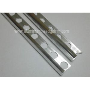 China Silver Aluminium Internal Corner Tile Trim Profile Home Decoration For Bathroom supplier