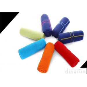 China Antibacterial Terry Yarn Dyed Sports Gym Towels For Adults / Children supplier