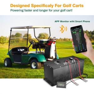 China Lithium Automotive LifePo4 Golf Cart Battery Pack 36v 100ah With APP Control supplier