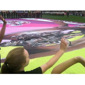 Waterproof Durable Fabric Banners Printing Huge Digital For Football Sport
