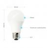 LED Chip wireless light bulb , wifi controlled lights 14X6.5X6.5 cm Easy Install