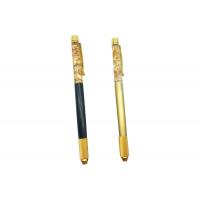 China Wholesale Golden Foil One Side Pen Crystal Eyebrow Tattoo Pen Permanent Manual Tattoo Pen With Low Price on sale