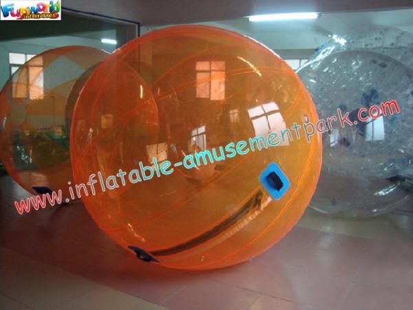Orange color 2M diameter Inflatable Water Walking Ball, Zorb Water Roller for