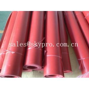 Flooring / gasket red rubber sheet roll good elasticity and wear resistance