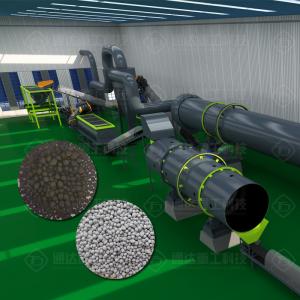 Agricultural Waste Mushroom 1000-1500kg/h Organic Fertilizer Powder Complete Production Line