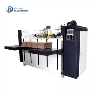 China Single Piece Cartons Corrugated Box Stitching Machine With Computer Screen For Case Maker supplier