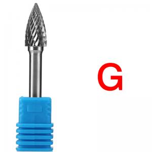 Round 1/4X 1-1/4 X 3" Power Tool Rotating 14 Woodworking Electric Tool Soild Carbide Burrs