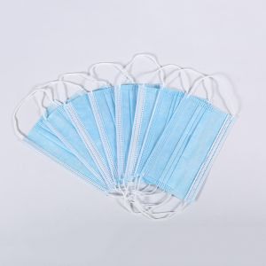 China Personal protective masks civil use 3 layer non-woven disposable face mask wholesale