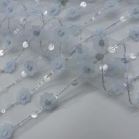 China Garment Lightweight Glitter Embroidery Fabric M13-027 on sale