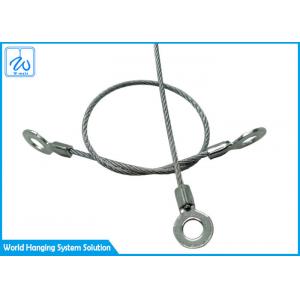 High Tensile Galvanise Wire Rope Ends Eye & Sling Safety Lanyard Tool