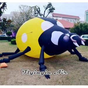 China Customized Giant Inflatable Grass Beetle for Zoo and Amusement Park Decor supplier