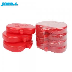 China Non-toxic SAP Cool Cooler Mini Gel Ice Packs For Frozen Food Apple Shape supplier