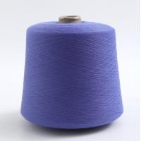 China Raw White Dope Dyed Polyester Yarn Paper Or Plastic Cone Abrasion Resistance on sale