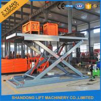 China Hydraulic Home Garage Car Scissor Lift ,  Automotive Vehicle Scissor Lift OEM on sale