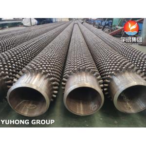 China Alloy Steel Pipe ASTM A335 P9 with 11Cr Studded Fin tube  for reactor feed heater, Recovery Furnace application supplier