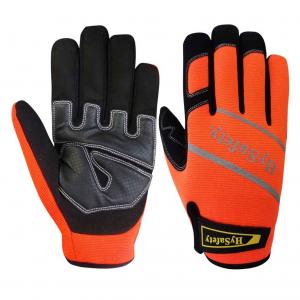 China Velcro strap Craftsman Mechanics Gloves Hysafety Ergonomic Sport Gloves supplier