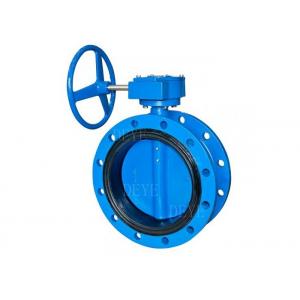 GGG50 GGG40 Wras Double Flanged Concentric Butterfly Valve With PN10 PN16 PN20 PN25