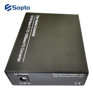 10/100base Tx To 100base Fx RJ45 Port Fiber Media Converter