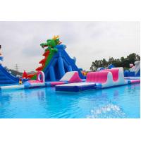 China Commercial Inflatable Toy Dragon Boat Theme Swimming Pool Water Park on sale