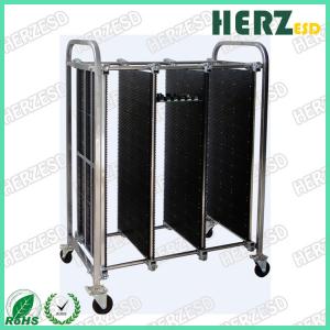 Antistatic ESD PCB Plates Storage Magazine Rack Cart Trolley Movable