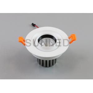 China 120° Beam Angle LED Recessed Downlight 100lm/w Dimmable Rotatable Cob 10 Watt supplier