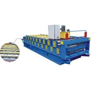 China Electric Control Double Layer Roll Forming Machine , Cnc Roll Forming Machine supplier