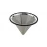 China 304 Stainless Steel Reusable Pour Over Coffee Filter Cone For Chemex Coffee Maker wholesale