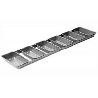 China RK Bakeware China Foodservice NSF 6 Strap Glazed Aluminum Loaf Pans Aluminized Steel Bread Loaf Pan on sale
