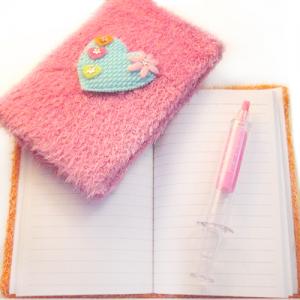 Plush Personalised Notebooks Pink For Girls