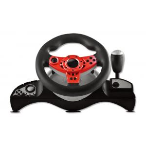China Wired Connection Video Game Steering Wheel for P4 Big Size Shape With Vibration supplier