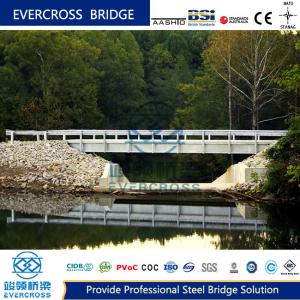 OEM Steel Plate Girder Bridge 42m Steel Suspension Bridge Simple Structure