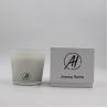 China 3 Wick Large White Glass Jar Scented Candle Container 24oz for House wholesale