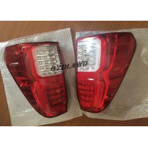 Red & Smoke LED Tail Lights 4x4 Driving Lights For Toyota Hilux Revo SR5 2015 - 2017