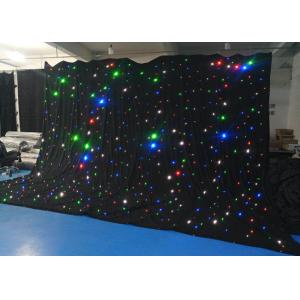 Flexible LED Star Cloth 2x3m RGBW DMX Function Led Mesh Curtain Star Ceiling Cloths