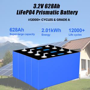 China 8000 Cycles 628AH LiFePO4 Lithium LFP Battery Prismatic Cell for Capacity and Durable Energy Storage wholesale