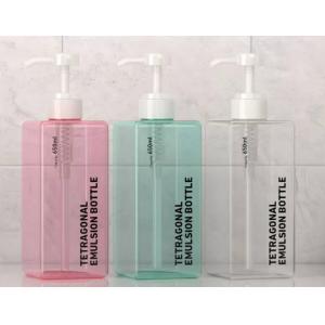 500Ml 650Ml Pink  Shampoo Dispenser Bottles With Labels BPA FREE
