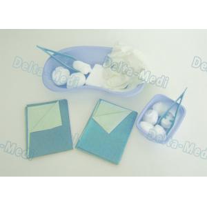China Wound Care Disposable Surgical Kits , Sterile Dressing Packs With Medical Plastic Kidney Bowls supplier