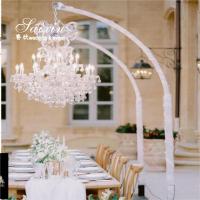 China Factory Supply High Quality Adjustable Chandelier Aluminum Metal Frame Stand For Wedding Outdoor Decor on sale
