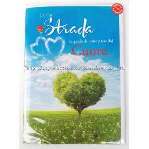 China Personalized Musical greeting card with sound , sound greeting card supplier
