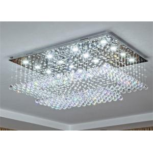 Modern fashion K9 crystal dining room GU10 led lustre crystal drop lamp