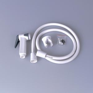 China jk-3046 egypt  bangladesh middle east lower price white color abs plastic hand bidet  shattaf set with 1.2m pvc hose supplier