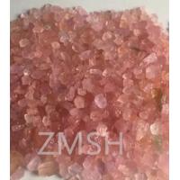 China Peach Pink Synthetic Raw Gem Stone With Mohs Hardness 9 Customization For Jewelry on sale