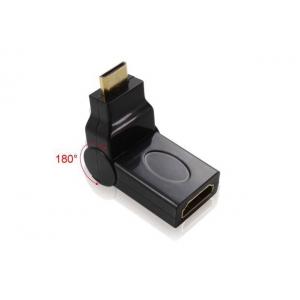 180 Degree Rotation Swivel MINI HDMI Male to HDMI Female M/F Adapter Converter