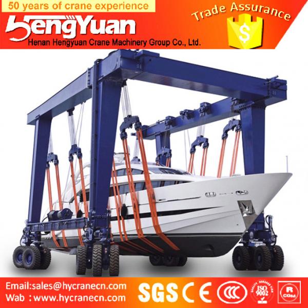 New design Mobile Boat Lifting Hoist/boat lifting gantry crane/yacht lifting