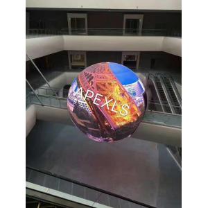 China Creative Full Color Curved LED Display / Spherical Led Screen For Advertising supplier